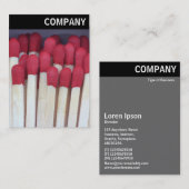 V-Leiter - Matches 02 Visitenkarte (Vorne/Hinten)