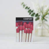 V-Leiter - Matches 02 Visitenkarte (Stehend Vorderseite)