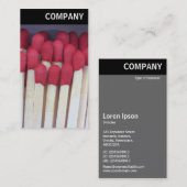 V-Leiter - Matches 02 Visitenkarte (Vorne/Hinten)