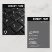V-Leiter - Notebook-Tastatur Visitenkarte (Vorne/Hinten)