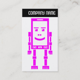 V-Leiter - Robo-Phone - Magenta Visitenkarte