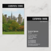 V Leiter - Schloss Cardiff Visitenkarte (Vorne/Hinten)