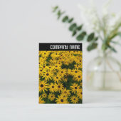 V. Leiter - Schwarz-mit Augen Susans (Rudbeckia Hi Visitenkarte (Stehend Vorderseite)