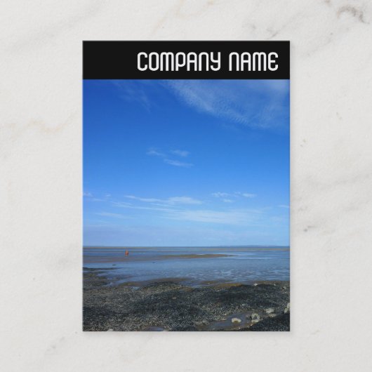 V Leiter - Schweres Estuary at Penarth Visitenkarte (Vorderseite)