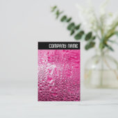 V Leiter: Steamy Pink Visitenkarte (Stehend Vorderseite)
