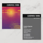 V-Leiter - Sunrise Sunset Visitenkarte (Vorne/Hinten)