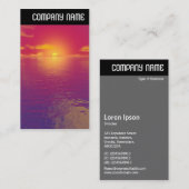 V-Leiter - Sunrise Sunset Visitenkarte (Vorne/Hinten)