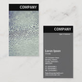 V Leiter - Wassertropfen auf Glas 01 Visitenkarte (Vorne/Hinten)