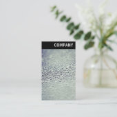 V Leiter - Wassertropfen auf Glas 01 Visitenkarte (Stehend Vorderseite)