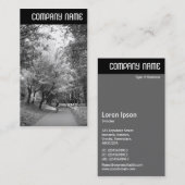 V-Leiter - Zyklusweg B&W Visitenkarte (Vorne/Hinten)