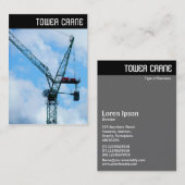 V-LEITERIN - TOWER CRANE VISITENKARTE (Vorne/Hinten)