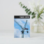 V-LEITERIN - TOWER CRANE VISITENKARTE (Stehend Vorderseite)