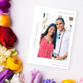 V MOD 2 Einfaches Foto Save the Date Einladung