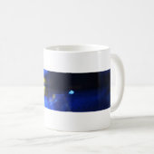 V Monogramm benutzerdefinierte Tasse (VorderseiteRechts)