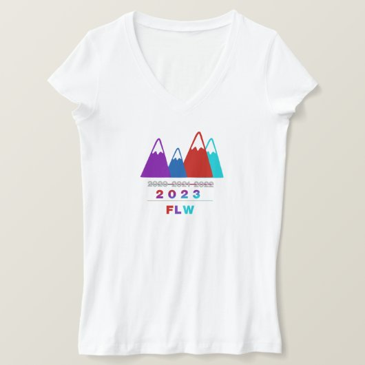 V Neck FLW 2023 T-Shirt (Design vorne)