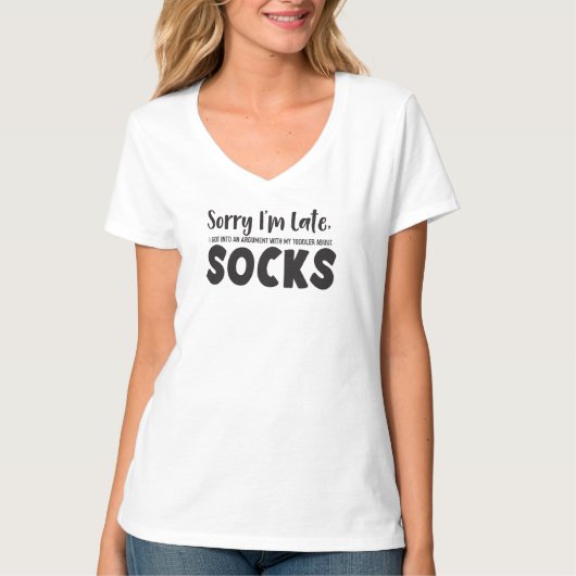 V-Neck-T - Shirt für Frauen (Vorderseite)