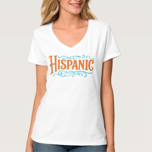 V-Neck-T - Shirt für Frauen (Vorderseite)