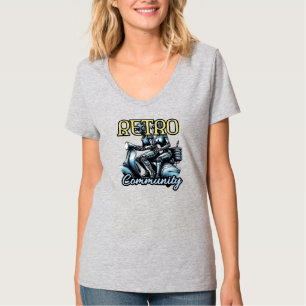 V-Neck-T - Shirt für Frauen