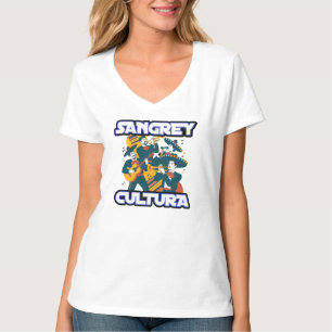 V-Neck-T - Shirt für Frauen