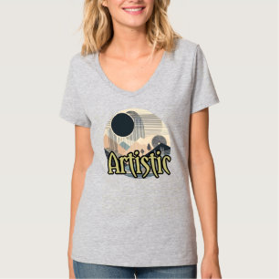 V-Neck-T - Shirt für Frauen