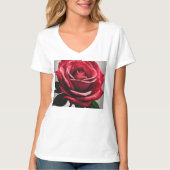 V-Neck-T - Shirt für Frauen (Vorderseite)