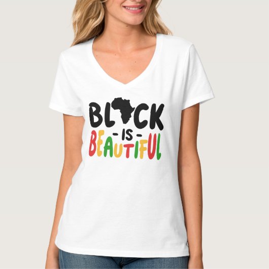 V-Neck-T - Shirt für Frauen (Vorderseite)