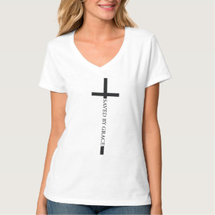 V-Neck-T - Shirt für Frauen