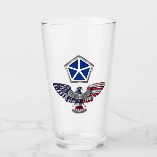 V Panzerkorps Adler mit Patch Glas (Vorderseite)