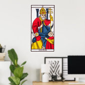 V Papst, Tarot Poster (Heimbüro)