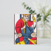 V Papst, Tarot Postkarte (Stehend Vorderseite)