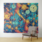 V-Puls 3 Tapestry Wandteppich (Beispiel (Horizontal))