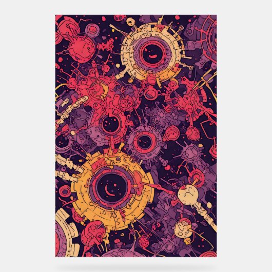 V-Puls 6 Akryllisches Zeichen Acrylschild (Vorderseite)