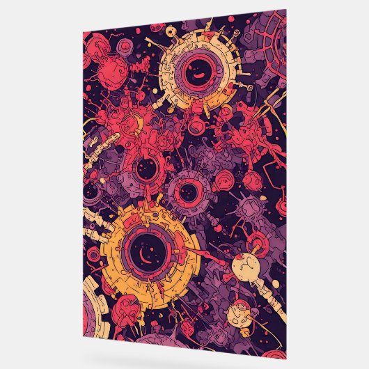 V-Puls 6 Akryllisches Zeichen Acrylschild (Winkel)