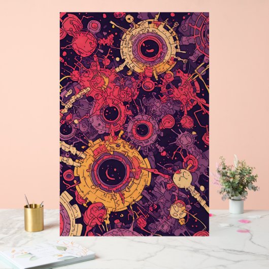 V-Puls 6 Akryllisches Zeichen Acrylschild (Hochzeit)