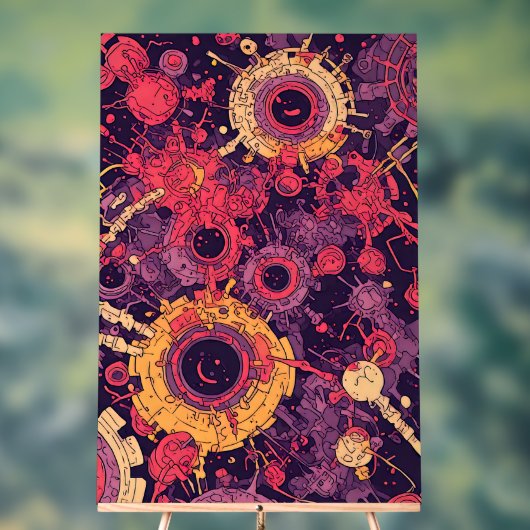 V-Puls 6 Akryllisches Zeichen Acrylschild (Neutral)