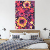 V-Puls 6 Canvas Print Leinwanddruck (Insitu (Schlafzimmer))