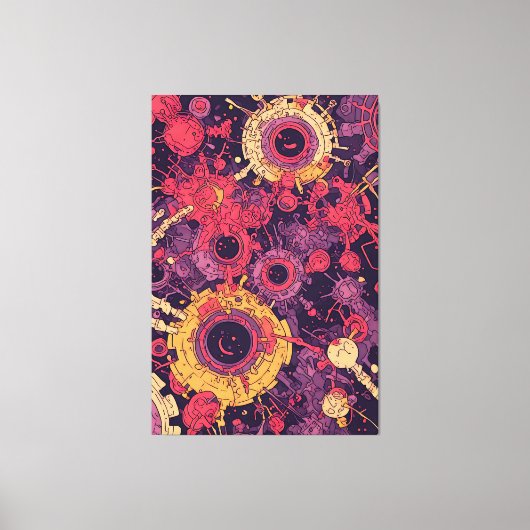 V-Puls 6 Canvas Print Leinwanddruck (Vorderseite)