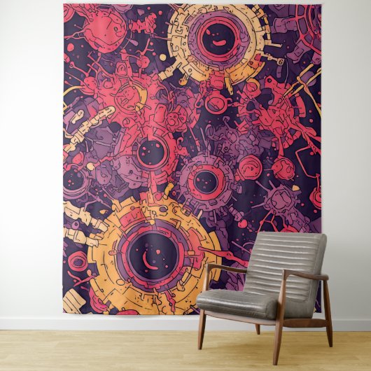 V-Puls 6 Tapestry Wandteppich (Beispiel)