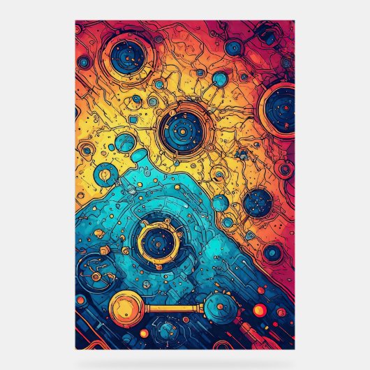 V-Puls 7 Akryllisches Zeichen Acrylschild (Vorderseite)