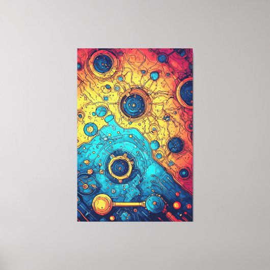 V-Puls 7 Canvas Print Leinwanddruck (Vorderseite)