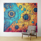 V-Puls 7 Tapestry Wandteppich (Beispiel (Horizontal))