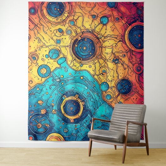 V-Puls 7 Tapestry Wandteppich (Beispiel)