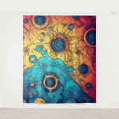 V-Puls 7 Tapestry Wandteppich (Vorderseite)