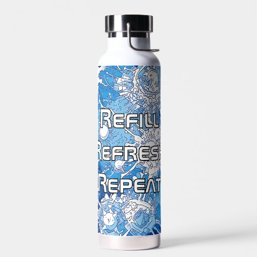 V-Puls 8 Wasserflasche Typ 2 Trinkflasche (Links)
