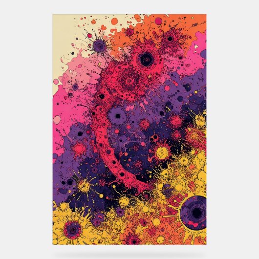 V-Pulse 10 Akryllisches Zeichen Acrylschild (Vorderseite)