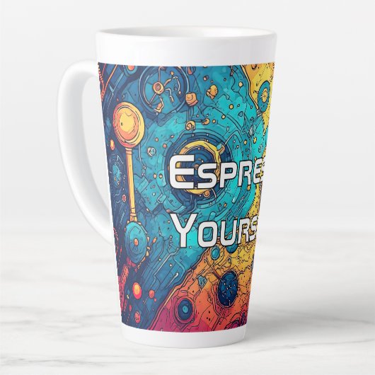 V-Pulse 7 Latte-Tasse Milchtasse (Linke Ecke)