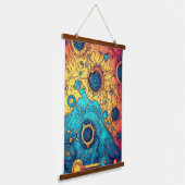 V-Pulse 7 Wandteppich Mit Holzrahmen (Gewinkelt)