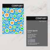 V Rubrik - Abstrakt 030413 Visitenkarte (Vorne/Hinten)