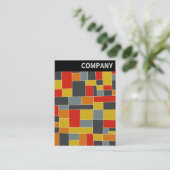 V Rubrik - Abstrakt 240413 Visitenkarte (Stehend Vorderseite)