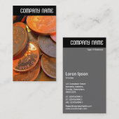 V Rubrik - Die Farbe des Geldes Visitenkarte (Vorne/Hinten)